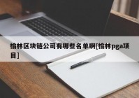 榆林区块链公司有哪些名单啊[榆林pga项目]